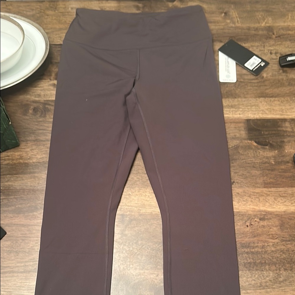 Purple High-Waisted Leggings